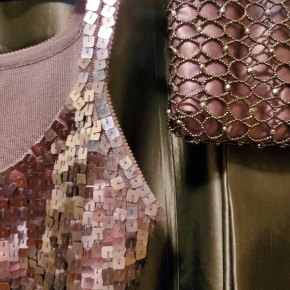 Evening 4pc Outfit In Gunmetal - Picture 7 of 7